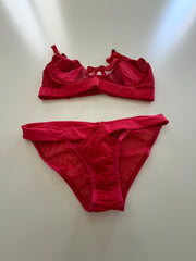 Hot Pink/Red 2-Piece Set From Instagram Photoshoot