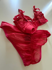 Hot Pink/Red 2-Piece Set From Instagram Photoshoot