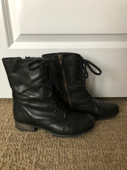 Black Steve Madden Boots from Multiple Photoshoots