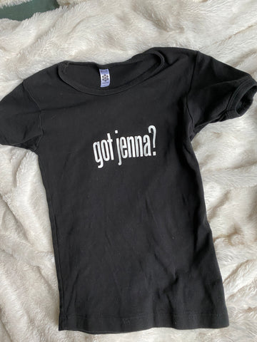 Black & White "Got Jenna" Shirt