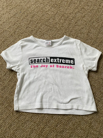 White "Search Extreme" T-Shirt ~ Autographed